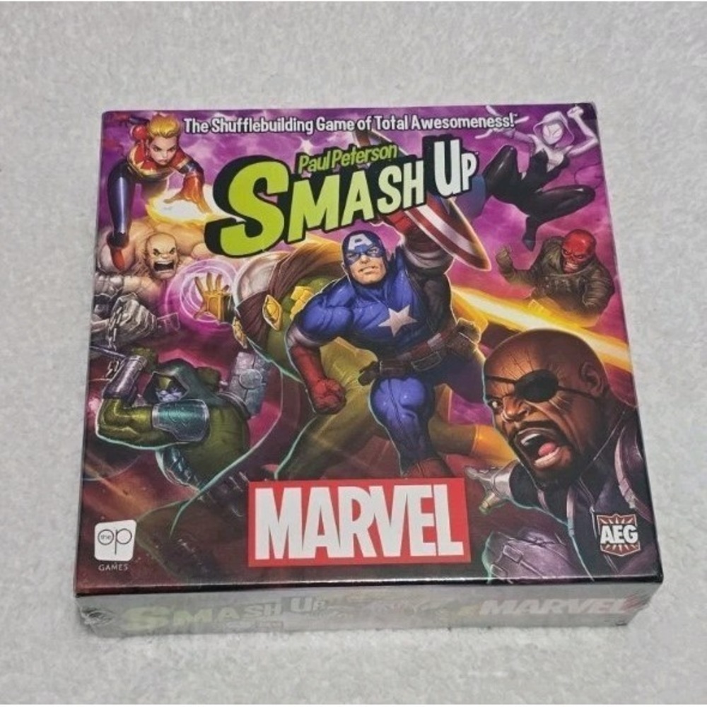 Smash Up Marvel Card Game Paul Peterson AEG Brand New Sealed